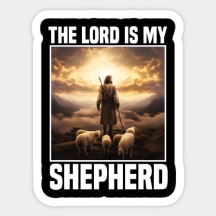 Christian Gift The Lord Is My Shepherd Psalm 23 Sticker